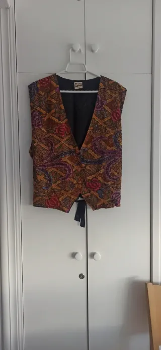 Chaleco estampado floral talla única