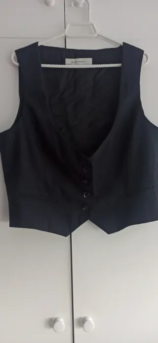 Chaleco estampado floral talla única