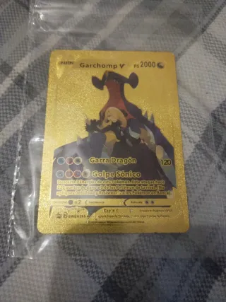 Carta Pokémon Garchomp V Dorada