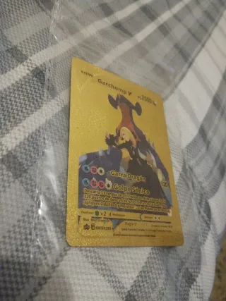 Carta Pokémon Garchomp V Dorada