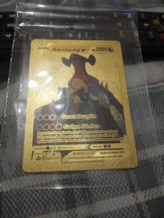 Carta Pokémon Garchomp V Dorada