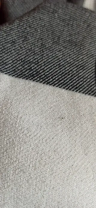 Sobrecamisa H&M cuadros blanco y negro Talla S