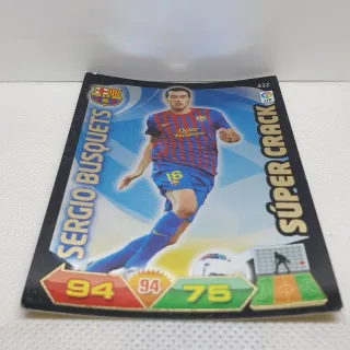 ⚽️ CROMO DE FUTBOL SERGIO BUSQUETS SUPERCRACK 11