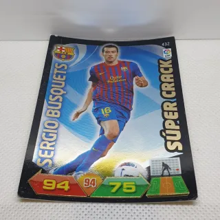 ⚽️ CROMO DE FUTBOL SERGIO BUSQUETS SUPERCRACK 11