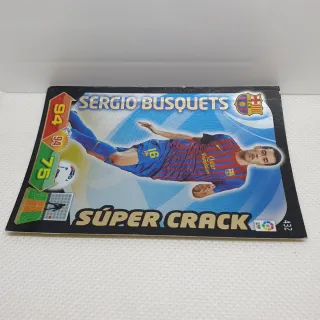⚽️ CROMO DE FUTBOL SERGIO BUSQUETS SUPERCRACK 11