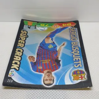 ⚽️ CROMO DE FUTBOL SERGIO BUSQUETS SUPERCRACK 11