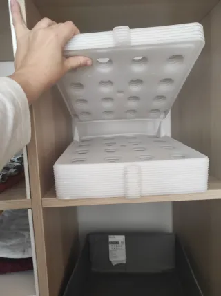 Organizador ropa apilable.