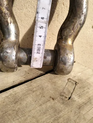 Grillete acero inoxidable 8 ton