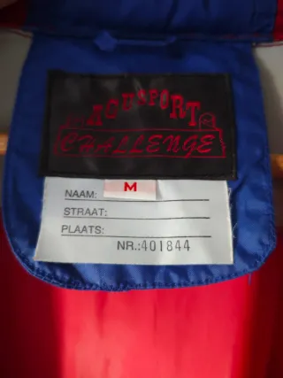 Casaco corta vento Vintage Anos 80 Sportswear