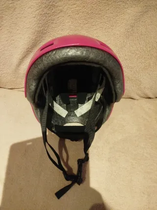 Casco rosa SHIR para niña