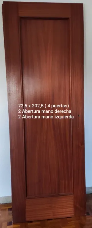 Puertas de madera para vivienda