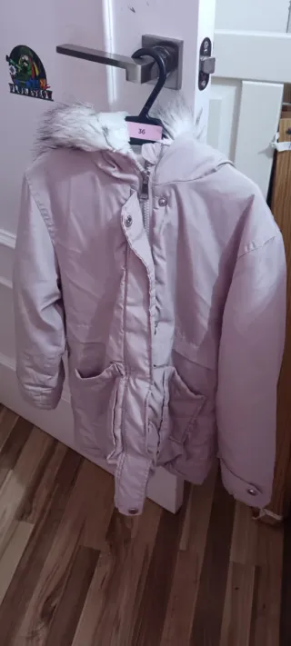 Chaquetón niña rosa 5/6 años