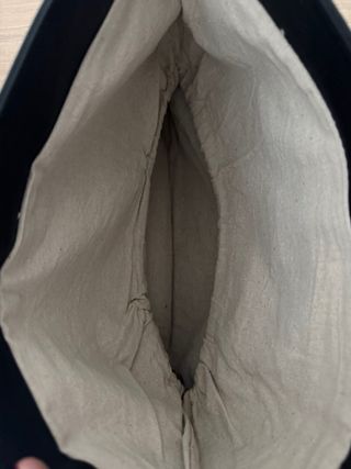 Bolso Mango Negro con Asa Anillo