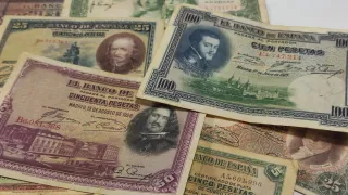 Lote 8 Billetes Españoles Antiguos