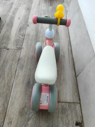 Bici de aprendizaje rosa