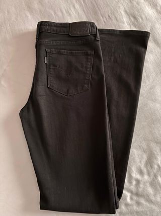 Pantalones Levi's 715 Bootcut Talla 27 Negros