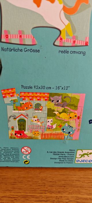 Puzzle Djeco Gato Azul