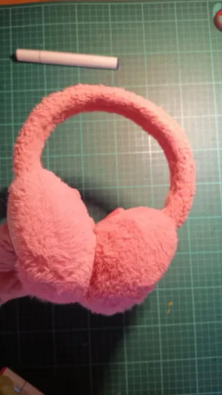 Orejeras Frozen Peludas Rosas