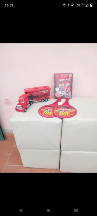 Lotto Giochi Cars: Camion, Racchette, Gioco