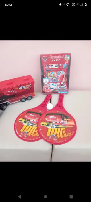 Lotto Giochi Cars: Camion, Racchette, Gioco