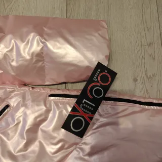 Plumífero rosa Loco Luxo Talla M