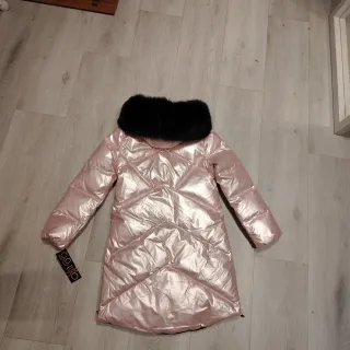 Plumífero rosa Loco Luxo Talla M