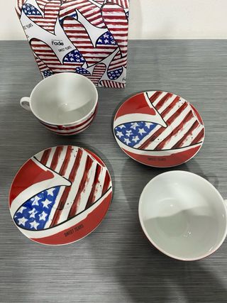 Set 2 Tazze e Piattini Sweet Years