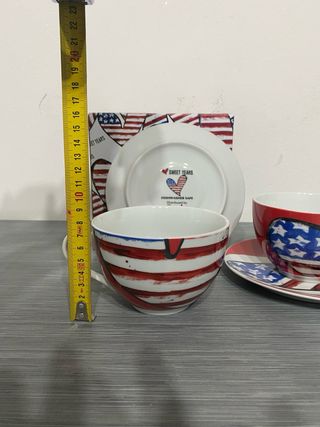 Set 2 Tazze e Piattini Sweet Years