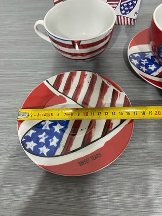 Set 2 Tazze e Piattini Sweet Years