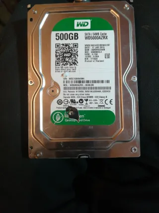 Disco Duro Western Digital 500GB SATA