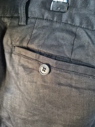 Pantalón de traje gris