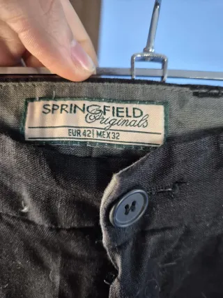 Pantalón de traje gris