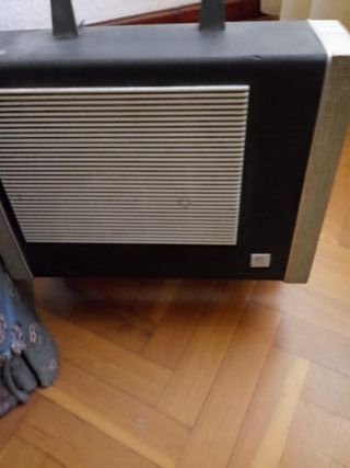 Tocadiscos Vintage Gris y Negro