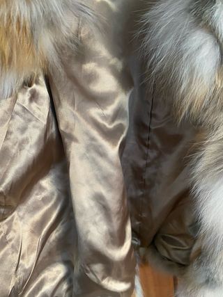 Abrigo pelo zorro Easy Wear Talla M