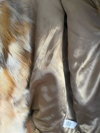 Abrigo pelo zorro Easy Wear Talla M