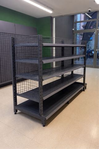 Estanterías metálicas profesionales para tienda