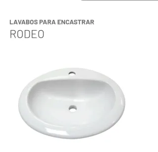 Lavabo Rodeo para encastrar (Artecristal)