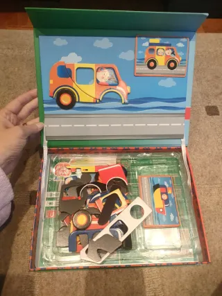 Puzzle Magnético Camión Bomberos