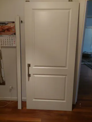 Puerta corredera 203x93cm con guía