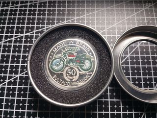 BULTACO MONEDA + ESTUCHE DE METAL