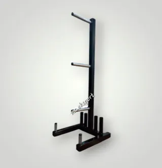 Soporte discos pesas barras 28-30mm 3 alturas 20kg