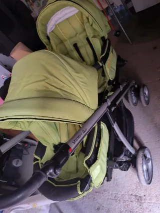 Carro gemelar Bebecar