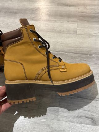 Botines de piel Maje prácticamente nuevas