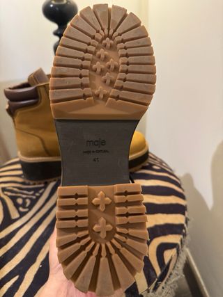 Botines de piel Maje prácticamente nuevas