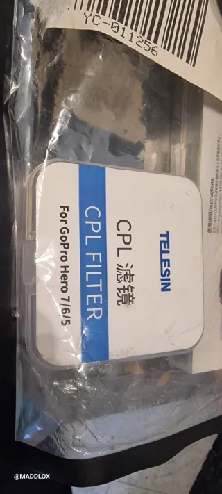 Filtro CPL TELESIN para GoPro Hero 7/6/5