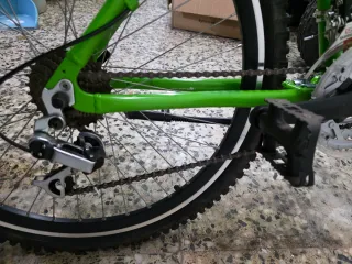 Bicicleta Montaña 26 Blanca y Verde