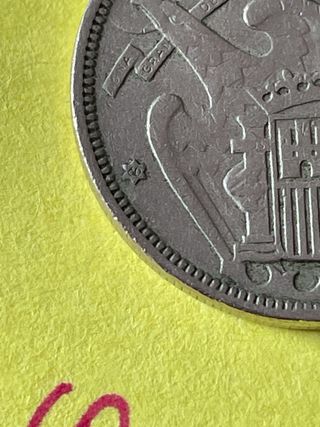 Moneda Francisco Franco año 1957 Acuñada : 60