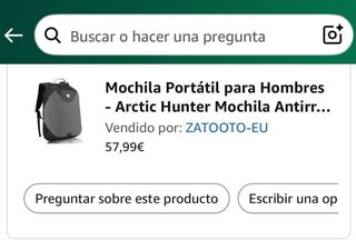 Mochila Arctic Hunter Antirrobo Impermeable
