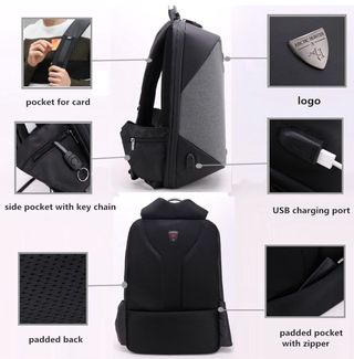 Mochila Arctic Hunter Antirrobo Impermeable