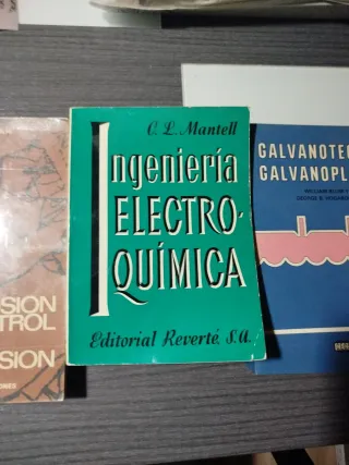 Ingeniería electroquímica corrosión galvanoplastia